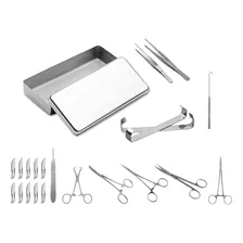 Kit Instrumental Cirúrgico Castração Medicina Veterinária Foto mini 2