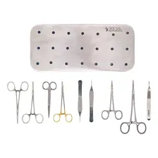 Kit Instrumental Vasectomia Urológica 10 Itens. Foto  mini 1