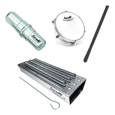 Kit Instrumentos De Percussão Reco Tamborim Ganzá Foto mini 1
