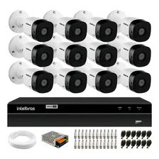 Kit Intelbras 12 Cameras Hd 720p 1015b Dvr Intelbras 1216 Foto mini 1