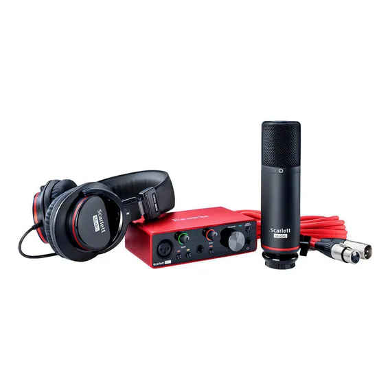 Kit Interface De Audio Focusrite Scarlett Solo Studio 3 Gen Foto 1
