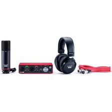 Kit Interface Solo Studio + Microfone E Headphone Focusrite Foto mini 3