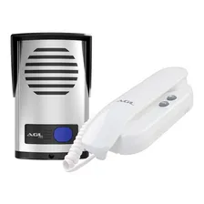 Kit Interfone Porteiro Agl Fechadura 12v Portão Abre P/ Fora Foto mini  2