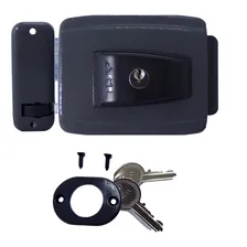 Kit Interfone Porteiro Eletrônico Agl Fechadura Elétrica Cor Fechadura Preta Foto mini 2