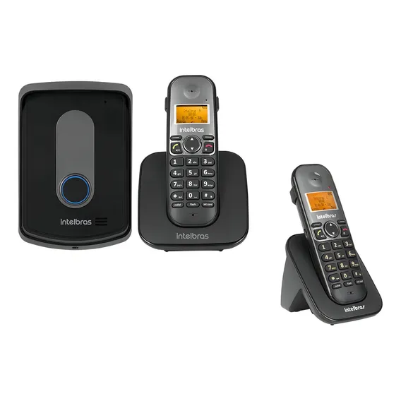 Kit Interfone Sem Fio Intelbras Tis 5010 Com Siga-me + Ramal Foto 1