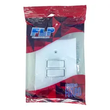 Kit Interruptor 20 Unid Branco Simples 2 Teclas Bivolt 10a Foto mini 2