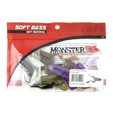 Kit Isca Soft Xfrog + Anzol Offset P/ Traira Monster3x 9,5cm Cor Kit Variadas Foto mini  2
