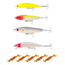 Kit Iscas Artificiais Pra Pesca Robalo Selecionadas Nakamura Cor Kit Robalo Foto  mini 1
