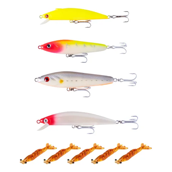 Kit Iscas Artificiais Pra Pesca Robalo Selecionadas Nakamura Cor Kit Robalo Foto 1