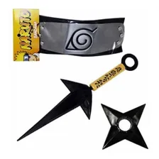 Kit Itachi - Kunai + Shuriken + Bandana Renegada - Naruto Foto mini 3