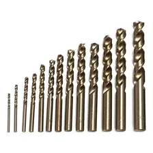 Kit Jogo 13 Brocas Aço Rápido Para Aço Carbono E Inoxidáveis Foto  mini 1