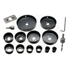 Kit Jogo 21 Pçs Brocas Fresas + Serra Copo Madeira Forstner Foto mini 3