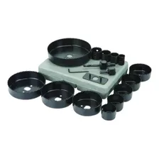 Kit Jogo 21 Pçs Brocas Fresas + Serra Copo Madeira Forstner Foto mini 4