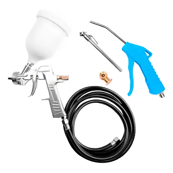 Kit Jogo Acessórios Pneumáticos 5 Peças Compressor Ferrari Foto 1