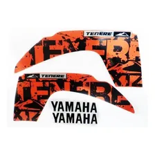 Kit Jogo Adesivo Faixa Xtz 250 Tenere 2014 Laranja Foto mini 1
