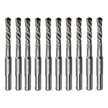 Kit Jogo Broca Sds Plus Martelete Makita Bosch 6mm X 110mm Foto mini 4