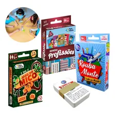 Kit Jogo Cartas Rouba Monte + Jogo Mem贸ria + Jogo Do Mico Foto mini 1