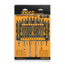 Kit Jogo Chaves De Fenda Philips E Precisão 18 Peças Ingco Foto mini 4