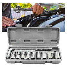 Kit Jogo Chaves L Soquete Chave De Boca Biela 10 Peças Foto mini  2