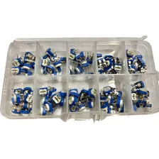 Kit Jogo Cjto Com 100 Potenciometros Rm065 500 Ohm-1m Ohm Foto mini  2