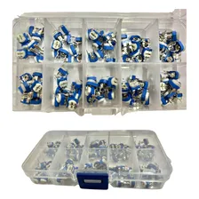 Kit Jogo Cjto Com 100 Potenciometros Rm065 500 Ohm-1m Ohm Foto mini  3