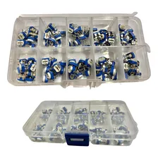 Kit Jogo Cjto Com 100 Potenciometros Rm065 500 Ohm-1m Ohm Foto  mini 1
