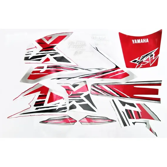 Kit Jogo De Adesivo Xt 600 1998/1999 Preta Foto 1