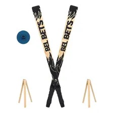 Kit Jogo De Bets Taco Mormaii Madeira Com Bolinha Borracha Foto mini 1