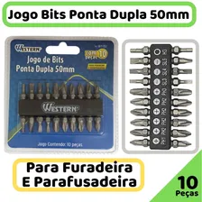 Kit Jogo De Bits Ponta Dupla 10 Peças 50mm Western Foto mini 4