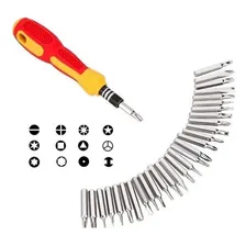 Kit Jogo De Chave Precisão 31 Peças Fenda Philips Torx Alen Foto mini 2