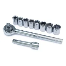 Kit Jogo De Chave Soquete Com Catraca 10 Peças 8mm - 15mm Foto mini 3