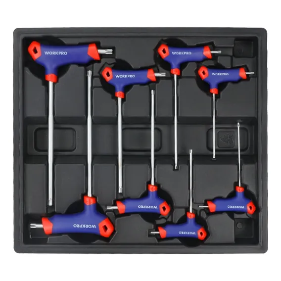 Kit Jogo De Chaves Torx Workpro Wp209114 8 Peças Foto 1