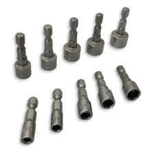 Kit Jogo De Soquete Canhão 10 Peças Parafusadeira Pratico Foto mini 2