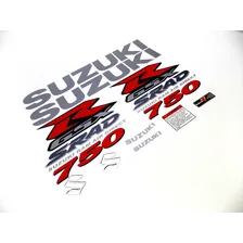 Kit Jogo Emblema Adesivo Compatível Gsxr Srad 750 Cr08 Cor ADESIVO GSXR SRAD 750 Foto mini 4