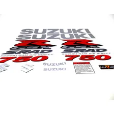 Kit Jogo Emblema Adesivo Compatível Gsxr Srad 750 Cr08 Cor ADESIVO GSXR SRAD 750 Foto mini  2