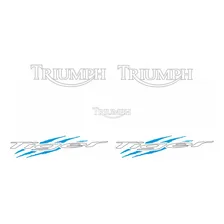 Kit Jogo Emblema Adesivo Triumph Tiger 1050 Preta Tpt1050002 Foto mini 1