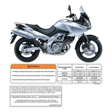 Kit Jogo Etiqueta Adesivo Suzuki Vstrom Dl650 Etad12 Cor ETIQUETA VSTROM DL650 Foto mini 1