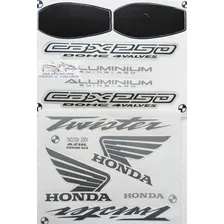 Kit Jogo Faixa Adesiva Cbx Twister 250 2001 / 2002 Azul Cor Cbx Twister 2001/ 2002 Azul Foto mini  2
