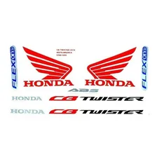 Kit Jogo Faixa Adesiva Cbx Twister 250 Branca 2016 Foto mini 3