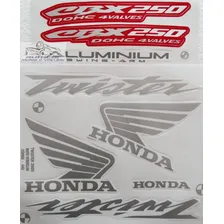 Kit Jogo Faixa Adesiva Cbx Twister 250 Vermelha 2005 Foto  mini 1
