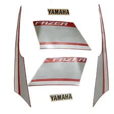 Kit Jogo Faixa Adesiva Fazer 250 Ys 2014 Vermelha Foto mini 1