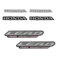 Kit Jogo Faixa Adesiva Honda Lead Vermelha 2012 Foto mini 1