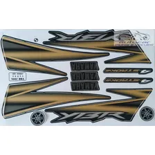 Kit Jogo Faixa Adesiva Yamaha Ybr 125 Verde 2006 Foto mini 1