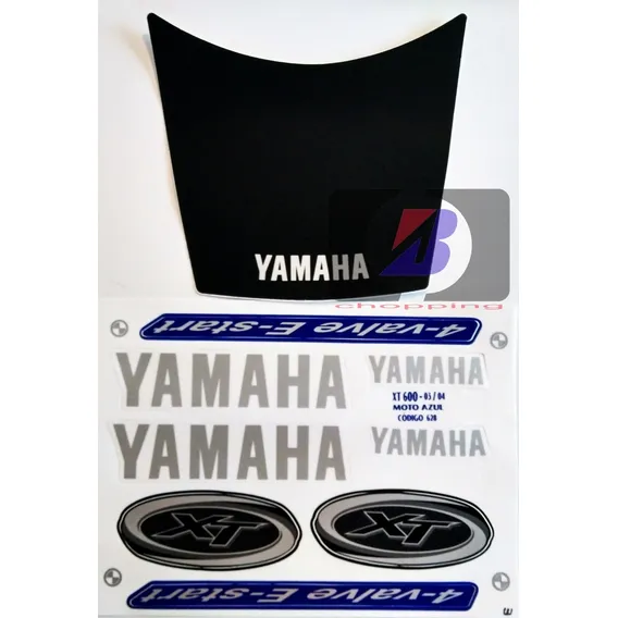 Kit Jogo Faixa Adesivo Yamaha Xt 600 Azul 2003 / 2004 / 2005 Foto 1