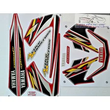 Kit Jogo Faixa Adesivo Yamaha Xtz 125 2003 Vermelho Foto mini 1
