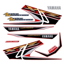 Kit Jogo Faixa Adesivo Yamaha Xtz 125 2003 Vermelho Foto mini 3