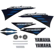 Kit Jogo Faixa Adesivo Yamaha Xtz 250 Lander 2007 Preta Foto mini 1