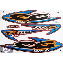 Kit Jogo Faixa Adesivos Cg 125 Titan Ks 2000 Vermelha Foto mini 1
