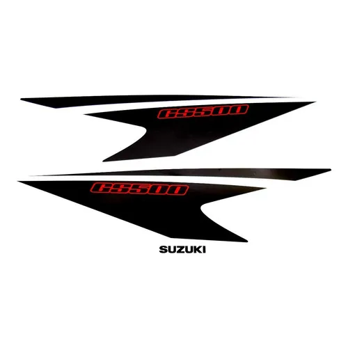 Kit Jogo Faixa Emblema Adesivo Rabeta Suzuki Gs500 Gs515 Cor Adesivo Rabeta Gs500 Foto 1