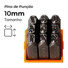 Kit Jogo Marcador Punção 36pç Alfanumérico 10mm Letra Numero Foto mini 4